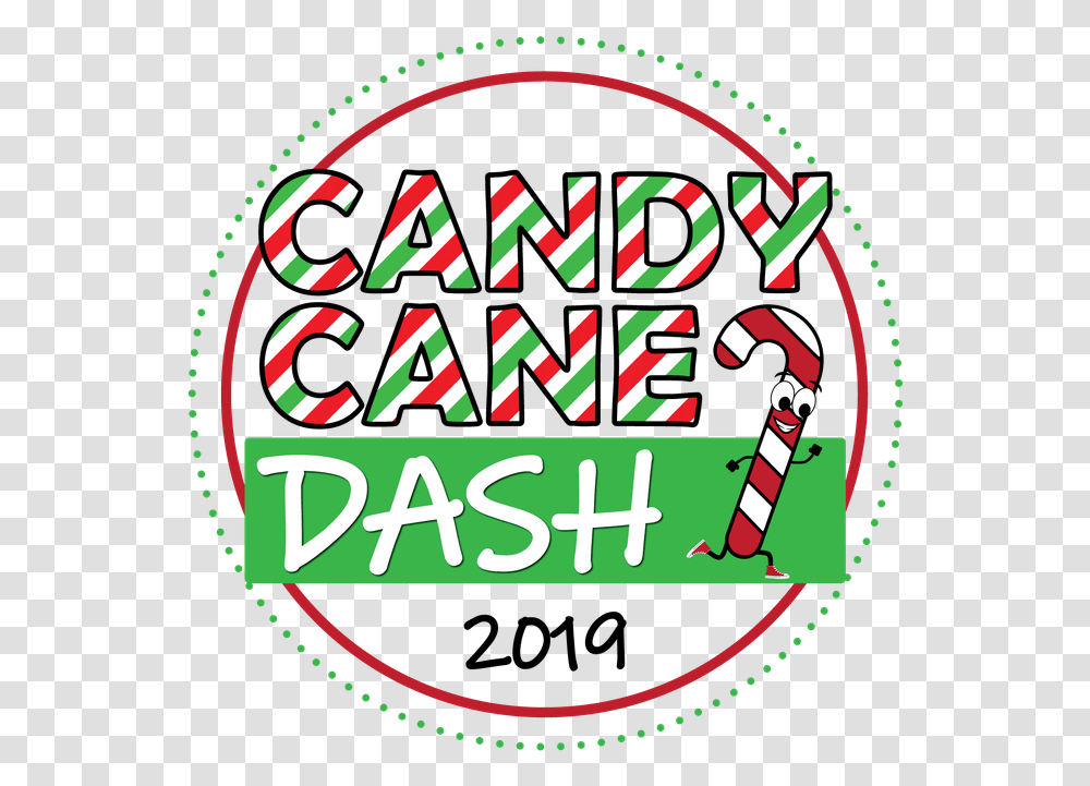 Candy Cane Dash Logo Illustration, Poster, Label, Alphabet Transparent Png