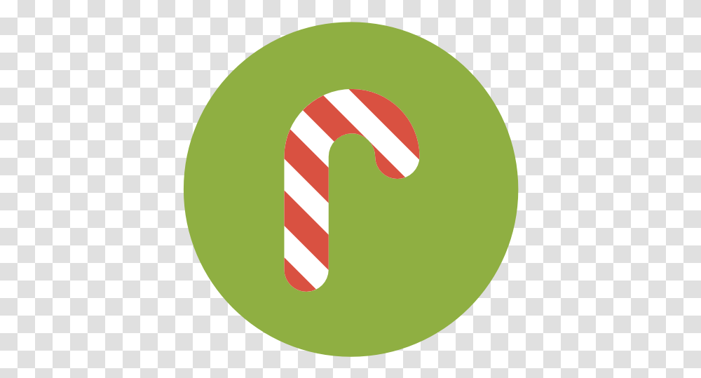 Candy Cane Icon Flat Christmas Circle Iconset Fps Canada Day, Sweets, Food, Confectionery, Stick Transparent Png