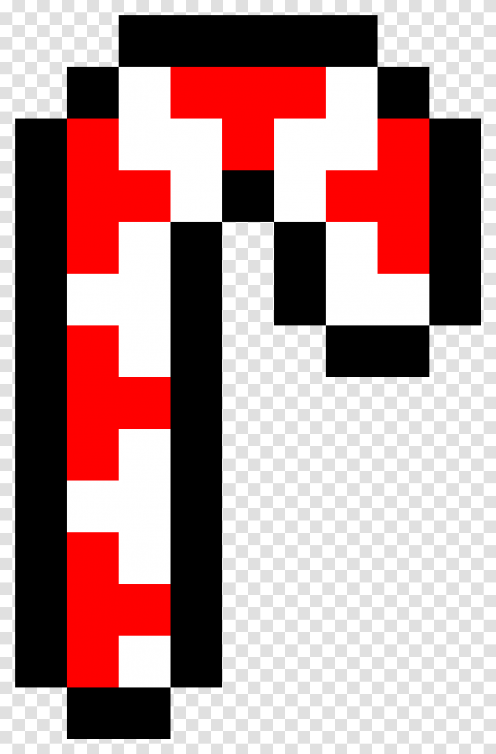 Candy Cane Pixel Art, Red Cross, Logo, First Aid Transparent Png