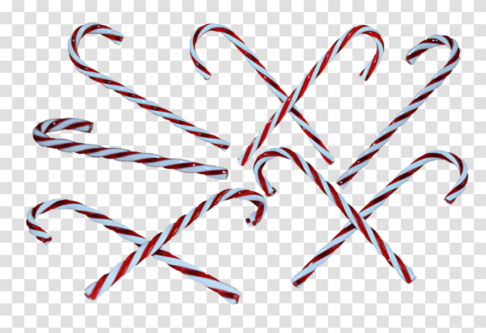 Candy Cane Various Angles Stock, Bow, Knot, Rope, Pattern Transparent Png