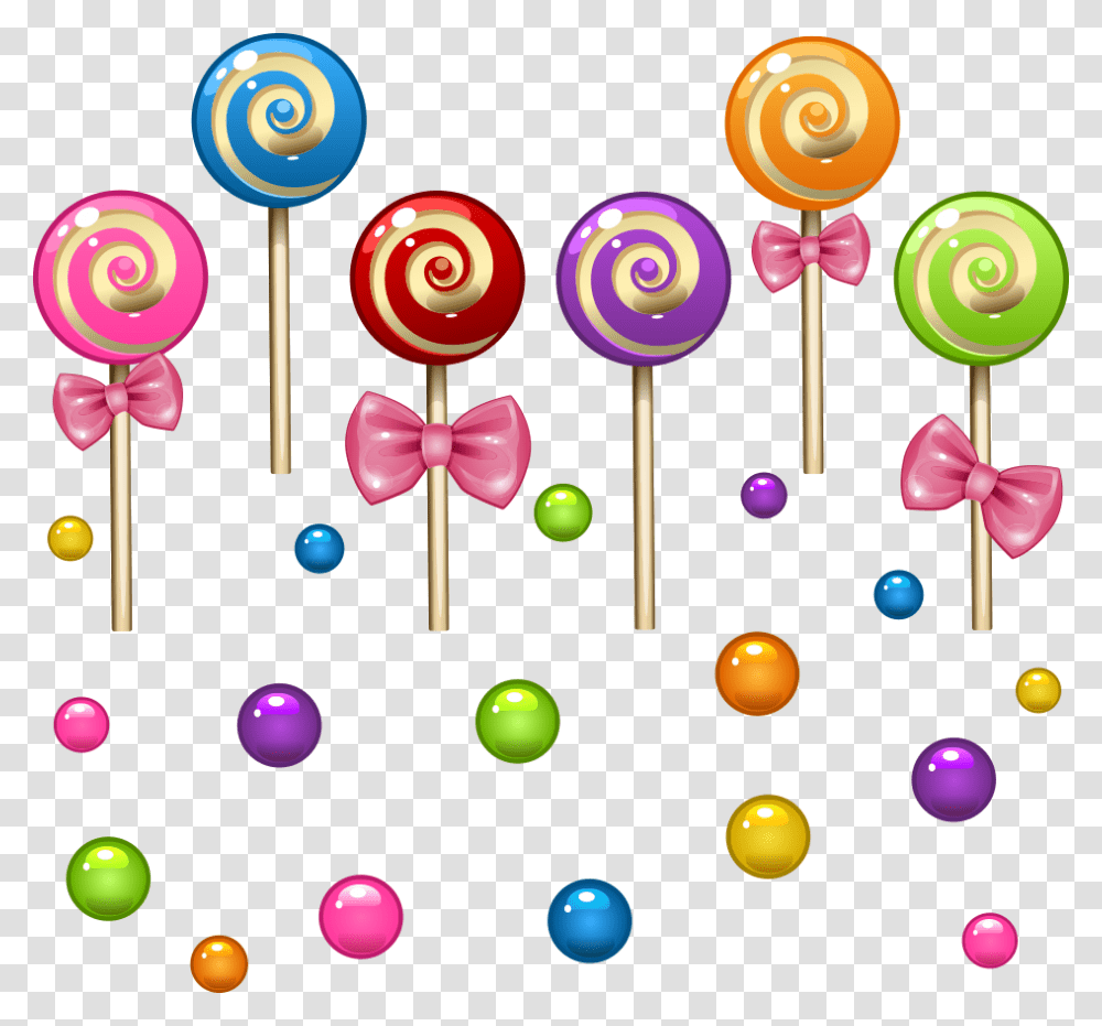 Candy Clip Art Vector Colored Transprent Lollipop Vector Colorful Candies, Food, Sweets, Confectionery Transparent Png