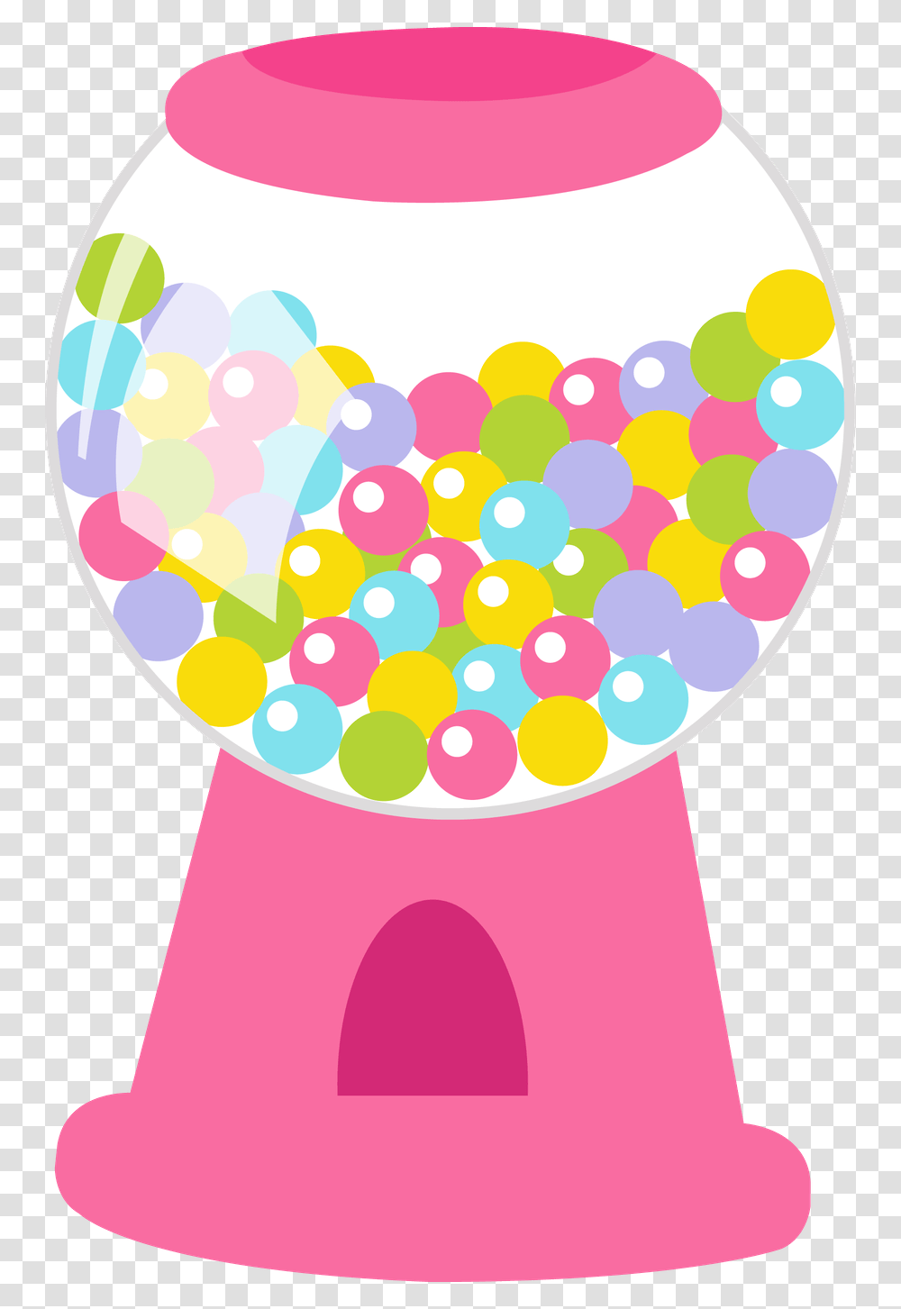 Candy Clipart Pink Gumball Machine Clipart, Balloon, Purple, Sweets, Food Transparent Png