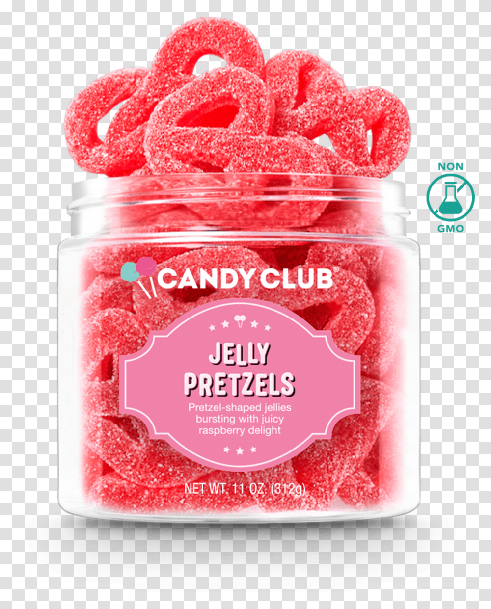 Candy Club Jelly Pretzels Pretzel Shaped Candy, Ketchup, Food, Plant, Raspberry Transparent Png