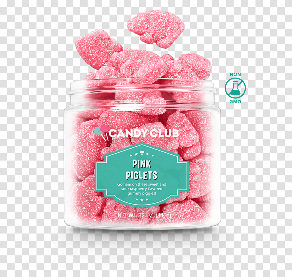 Candy Club Pink Piglets Cosmetics, Sweets, Food, Confectionery, Jar Transparent Png