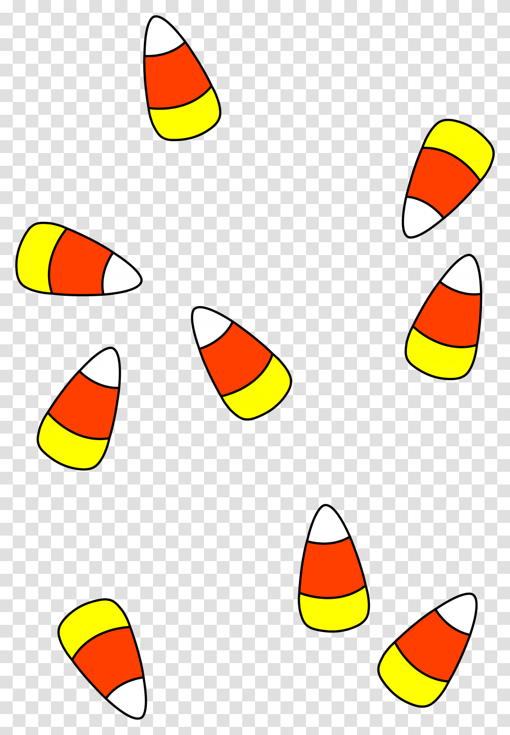 Candy Corn Clip Art Black And White, Plant, Triangle, Cone, Food Transparent Png