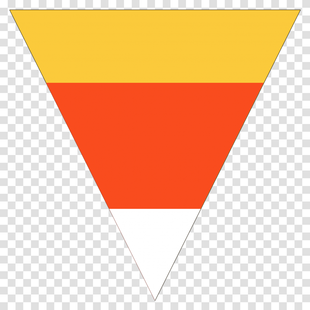 Candy Corn Clipart Flag, Triangle, Cone, Plectrum Transparent Png