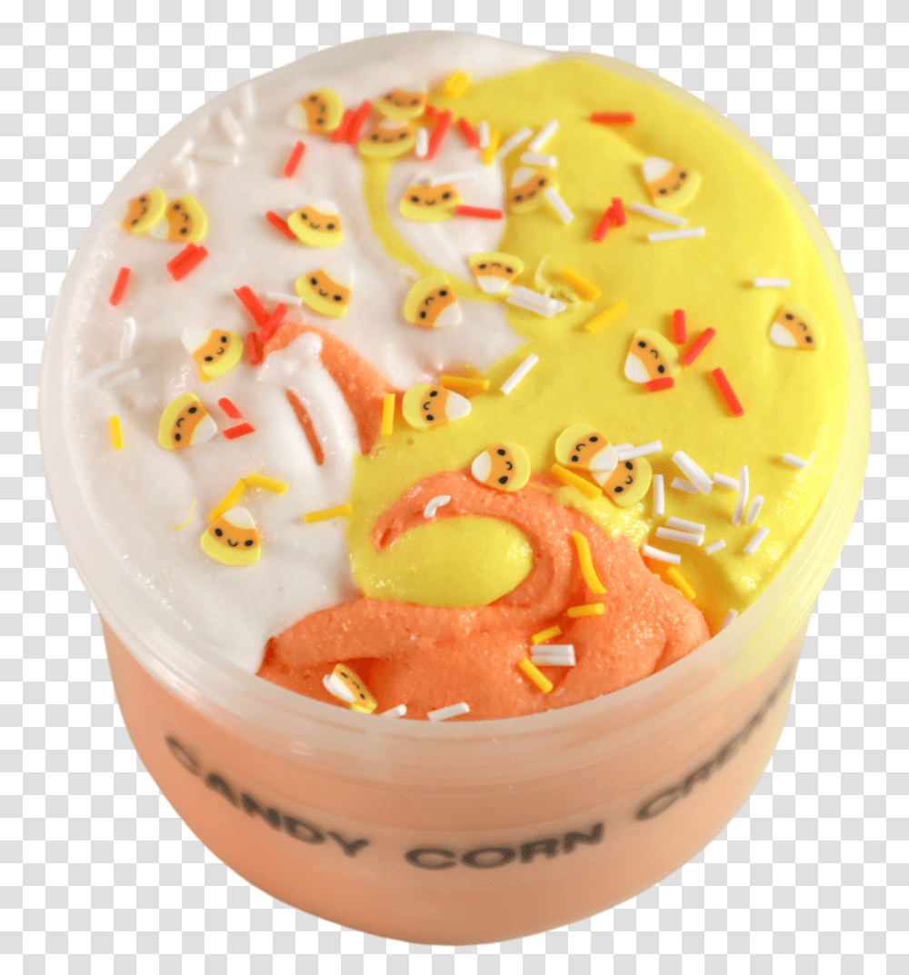 Candy Corn Creme Sprinkles, Cream, Dessert, Food, Icing Transparent Png