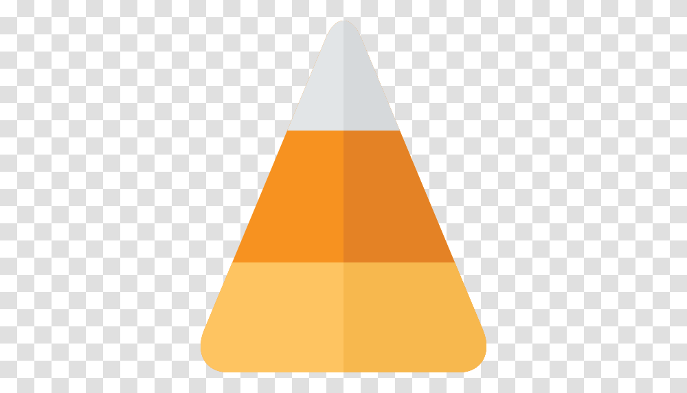 Candy Corn Icon, Cone, Lamp, Triangle Transparent Png