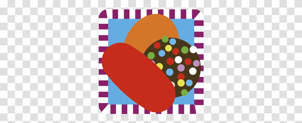 Candy Crush Saga Icon Candy Crush Icon Flat, Food, Balloon, Hot Dog, Bread Transparent Png