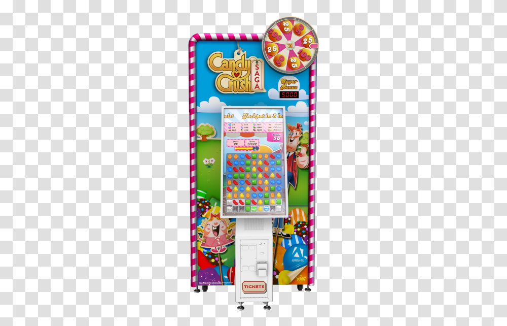 Candy Crush Ticket Arcade, Game, Gambling, Slot, Jigsaw Puzzle Transparent Png