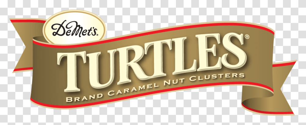 Candy Demets Turtles Logo, Word, Food, Meal, Sweets Transparent Png