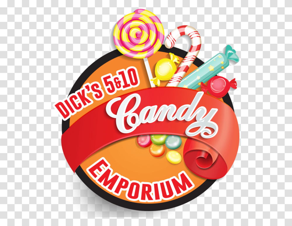 Candy Emporium Dick S 5 Amp Illustration, Food, Lollipop, Birthday Cake, Dessert Transparent Png