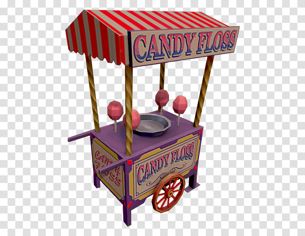 Candy Floss Machine, Kiosk, Leisure Activities, Biplane Transparent Png