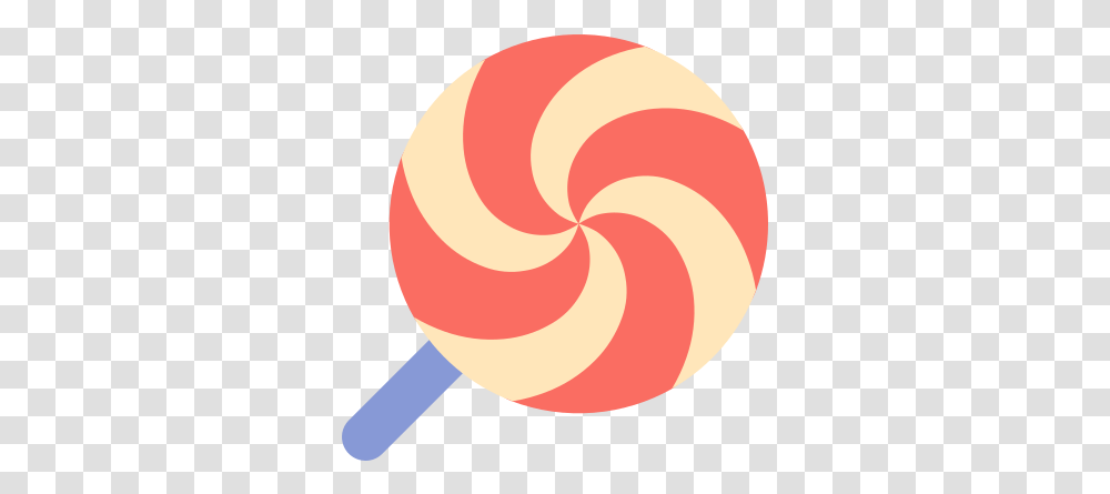 Candy Halloween Treat Trick Free Icon Of Materia Flat Clip Art, Food, Lollipop, Tape Transparent Png