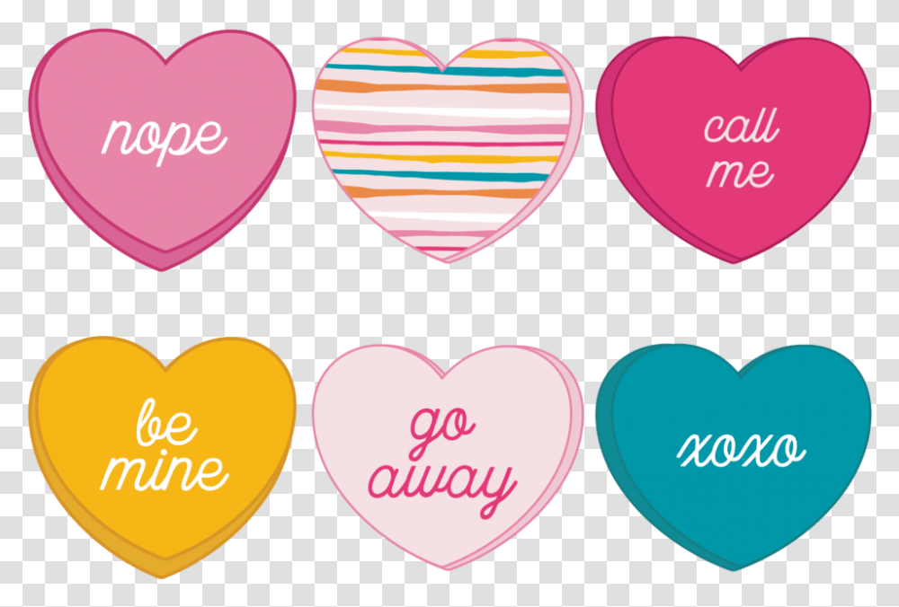Candy Heart Illustrations Conversation Hearts Clipart, Plectrum, Rubber Eraser, Label, Text Transparent Png
