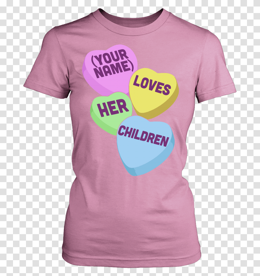 Candy Hearts Children Active Shirt, Apparel, T-Shirt, Sleeve Transparent Png