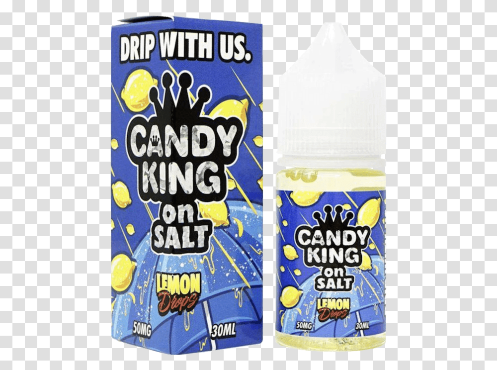 Candy King Vape Juice Lemon Drop, Label, Advertisement, Poster Transparent Png