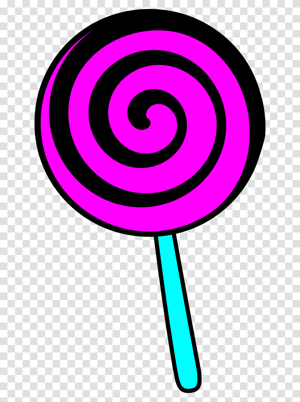 Candy Lollipop Sweets Free Picture Cartoon Images Of Lollipops, Food, Confectionery, Spiral Transparent Png