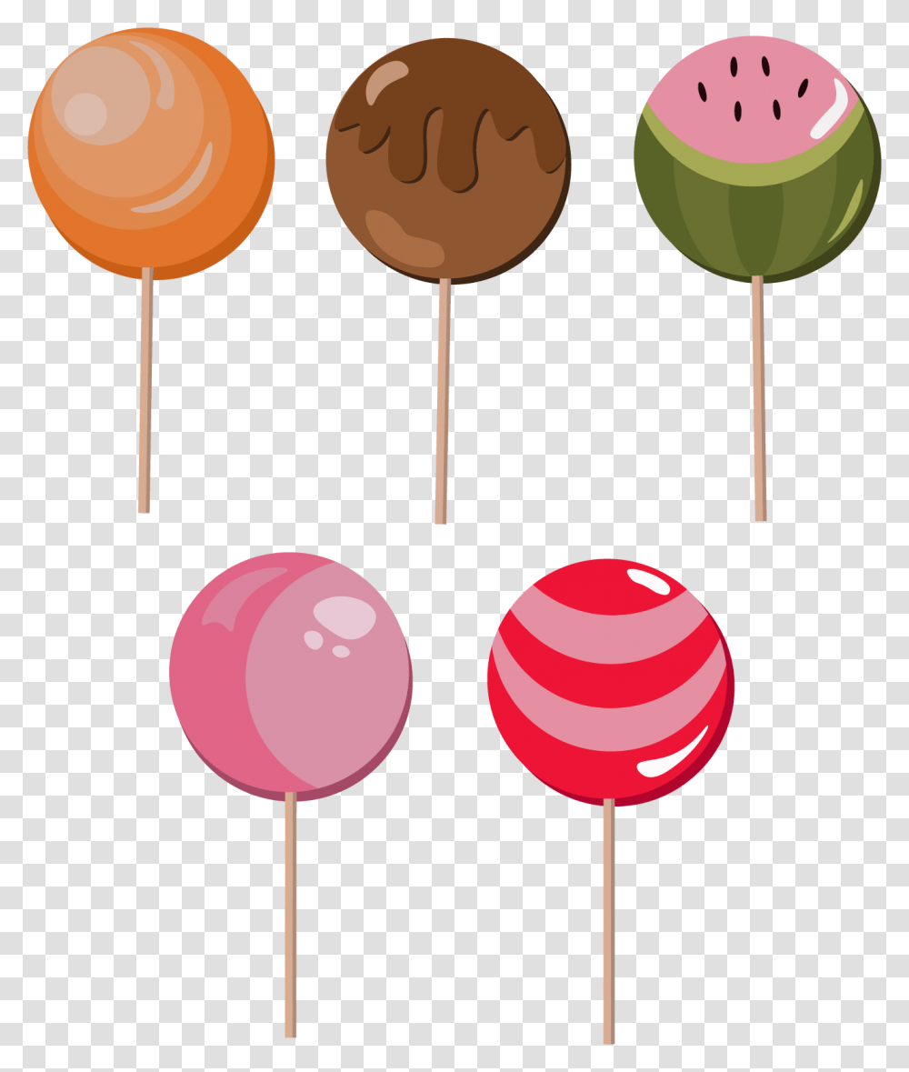 Candy Lollipops Apple Clip Art Vector Hand Lollipop, Food, Plant, Fruit, Sweets Transparent Png