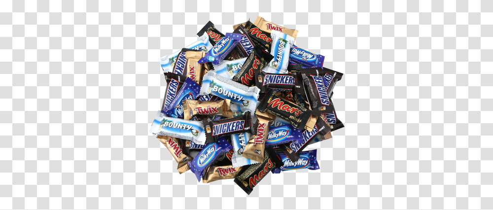 Candy Snickers Bounty Twix Kitkat Mini Chocolate Candies Ebay Mini Bounty Chocolate, Sweets, Food, Confectionery Transparent Png