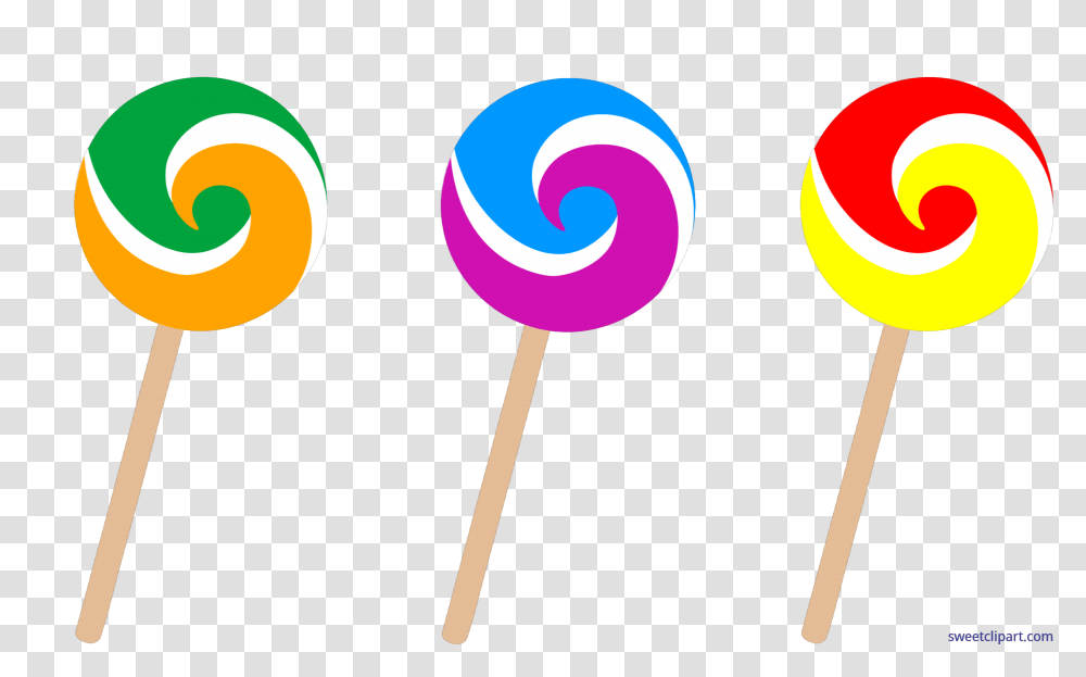 Candy Swirl Lollipops Clip Art, Food, Sweets, Confectionery Transparent Png