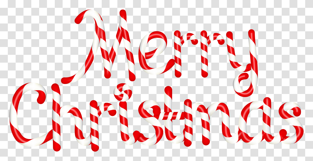 Cane Text Clip Art Merry Christmas Candy Cane Transparent Png