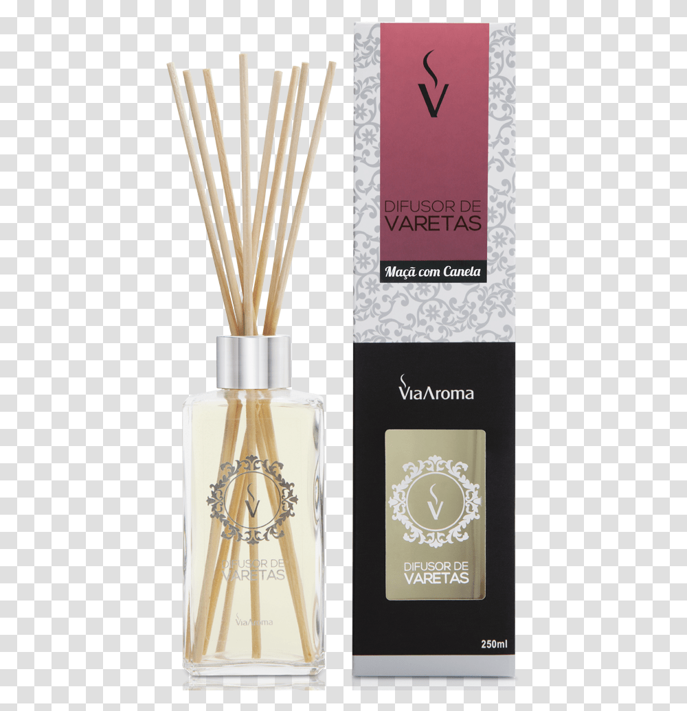 Canela Difusor Via Aroma, Cosmetics, Bottle, Perfume, Mixer Transparent Png
