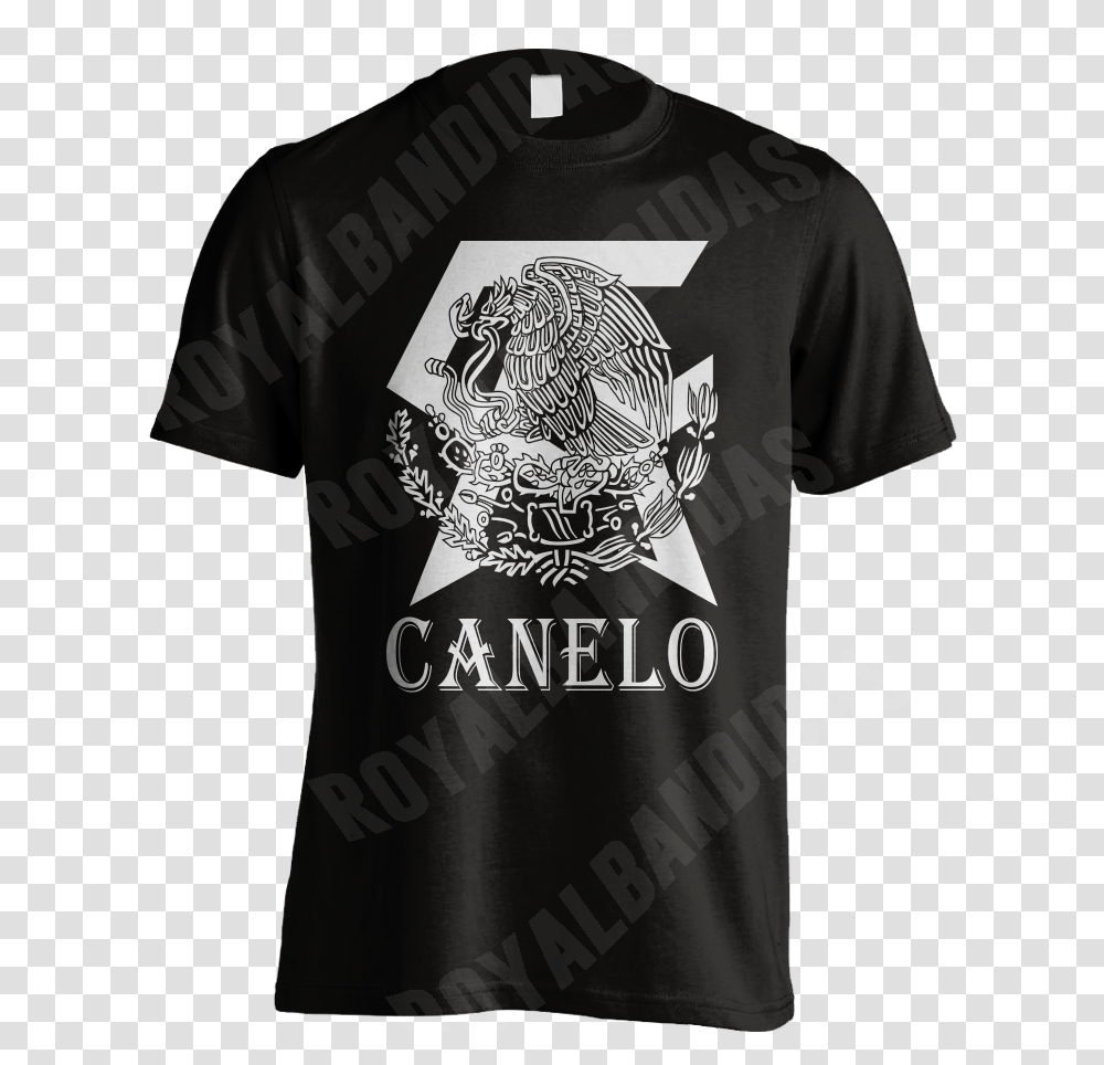 Canelo Alvarez Boxing Mexican Eagle Short Sleeve, Clothing, Apparel, T-Shirt Transparent Png
