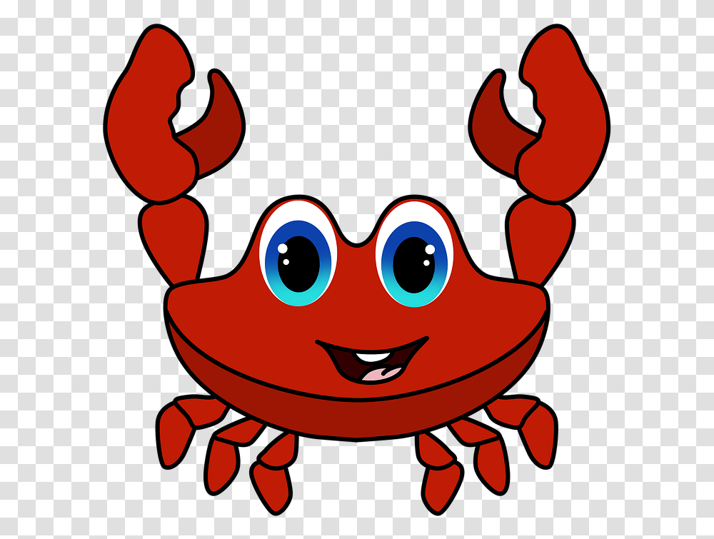 Cangrejo De Mar Dibujo, Crab, Seafood, Sea Life, Animal Transparent Png