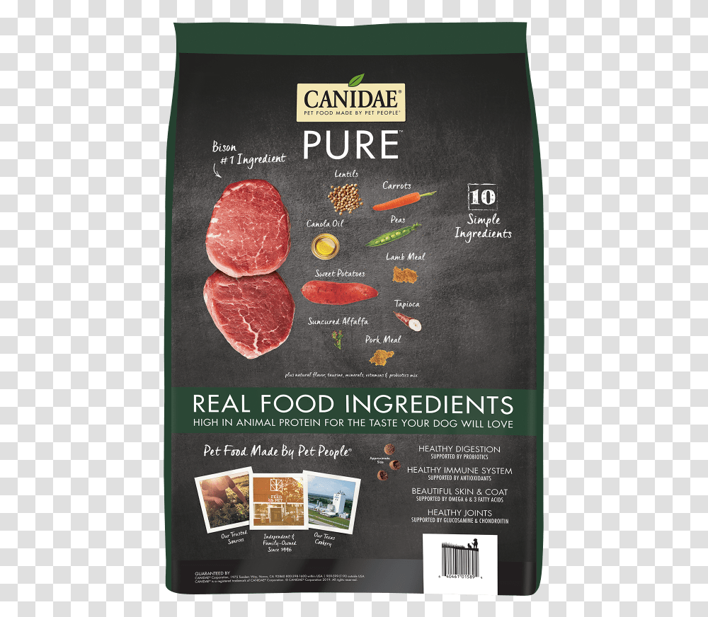 Canidae Pure Chicken Lentil And Whole Egg Puppy Food, Poster, Advertisement, Flyer, Paper Transparent Png