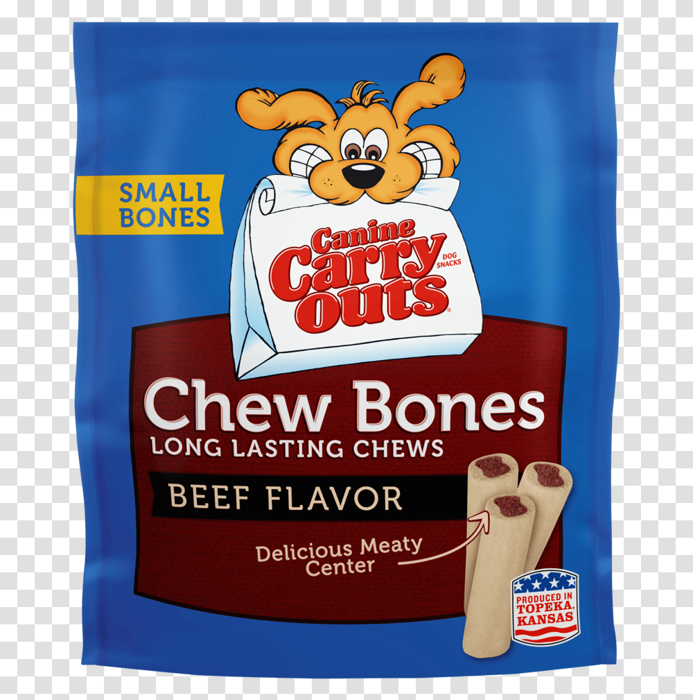 Canine Carry Outs Chew Bones Beef Flavor Large Bones, Food, Advertisement, Leisure Activities, Poster Transparent Png