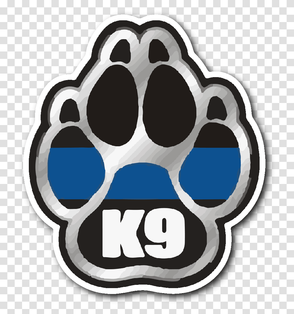 Canine Thin Blue Line Thin Blue Line K9 Paw, Hand, Seed, Grain, Produce Transparent Png