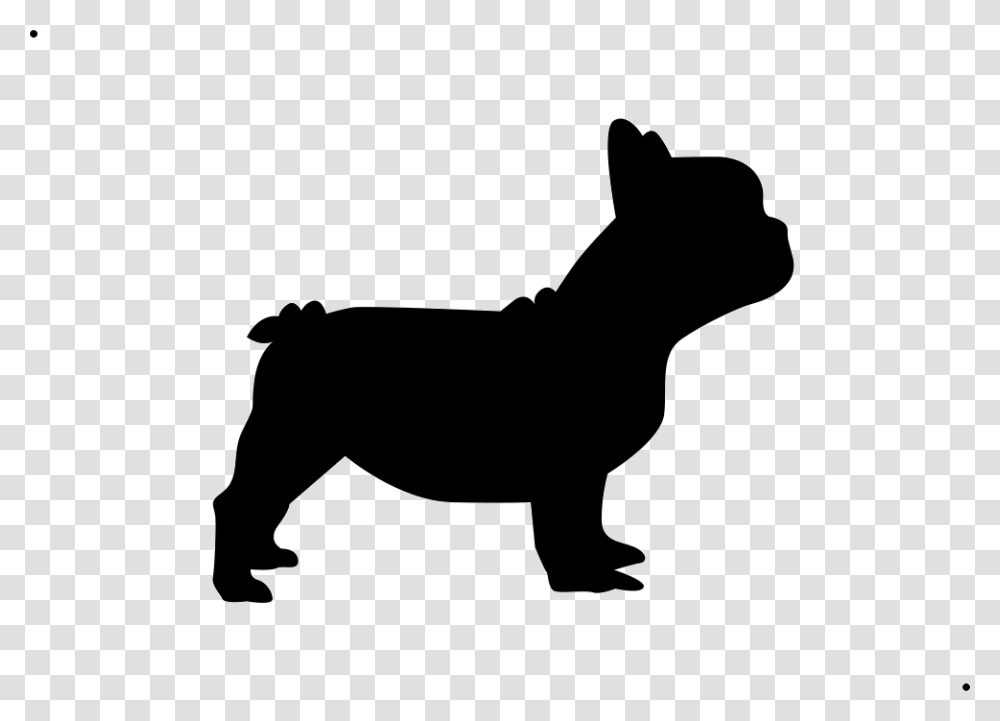 Canis Filling French Bulldog Icon, Silhouette, Stencil, Pet, Canine Transparent Png