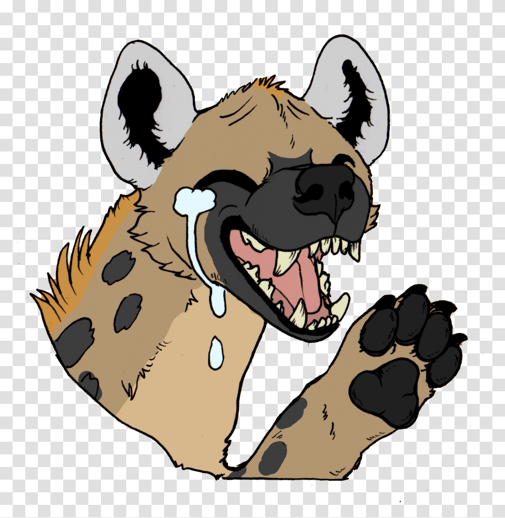 Canis Ovis Fwa Dealer's Den A Twitter New Hyena Cartoon, Teeth, Mouth, Lip, Wildlife Transparent Png