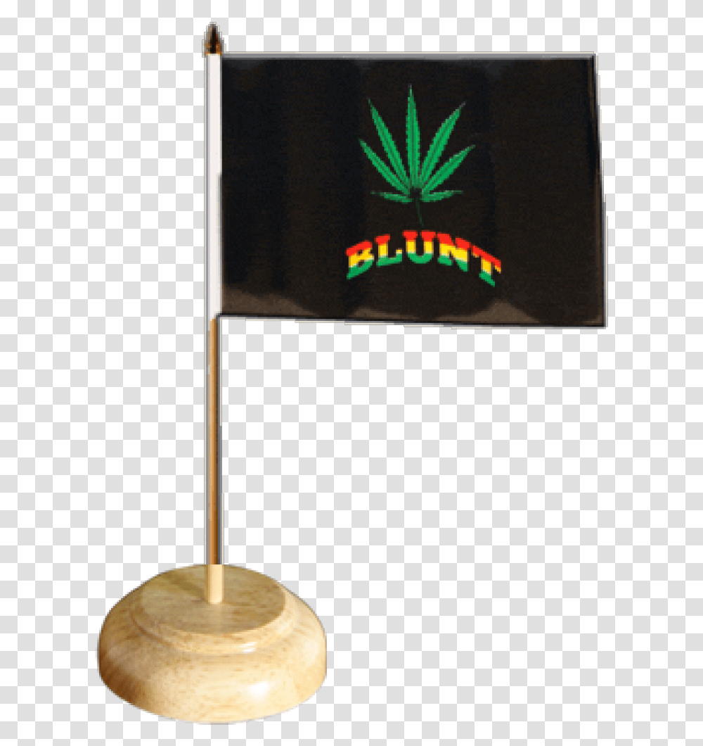 Cannabis Blunt Table Flag Flag, Lamp, Screen, Electronics Transparent Png