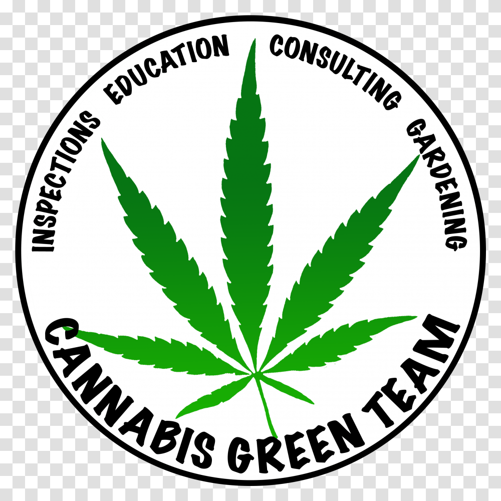 Cannabis Green Team Logo The Cannabis Team, Plant, Weed, Hemp, Symbol Transparent Png