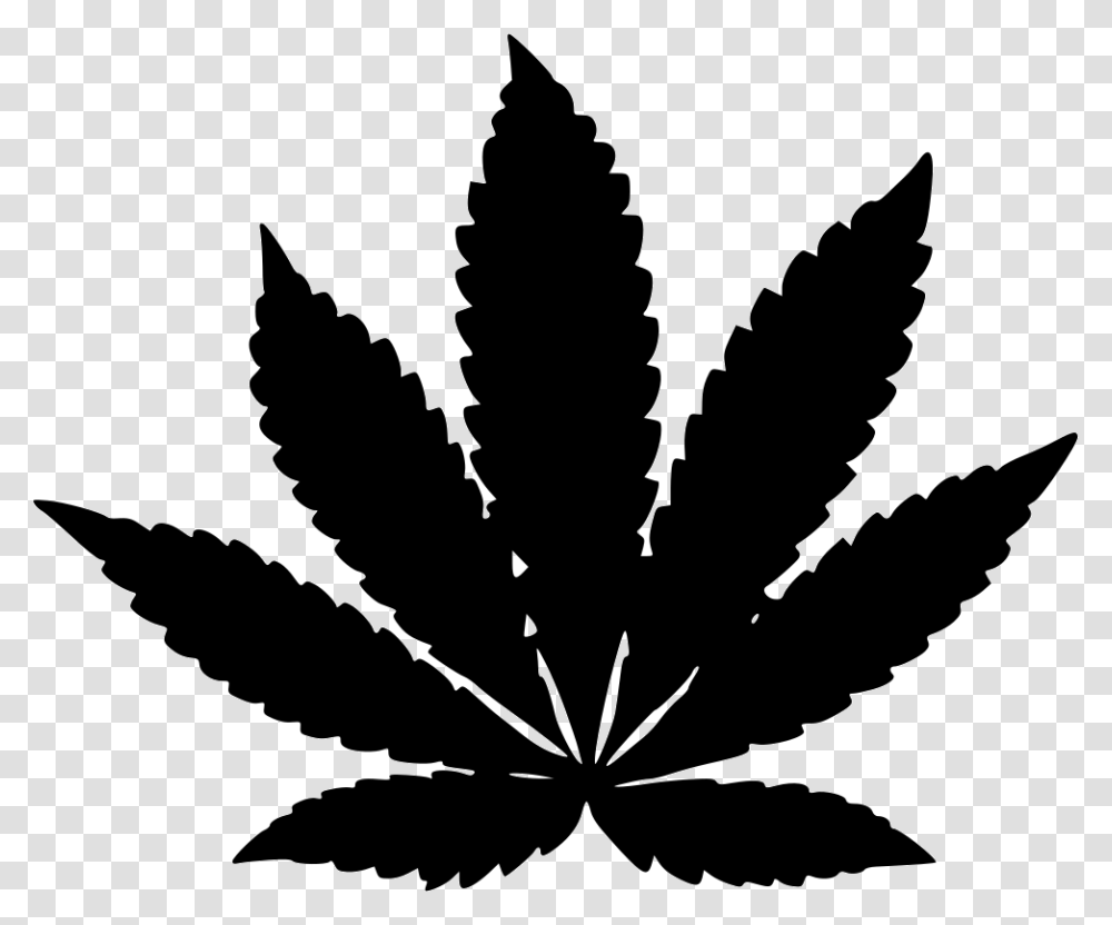 Cannabis Leaf, Plant, Silhouette, Person, Human Transparent Png