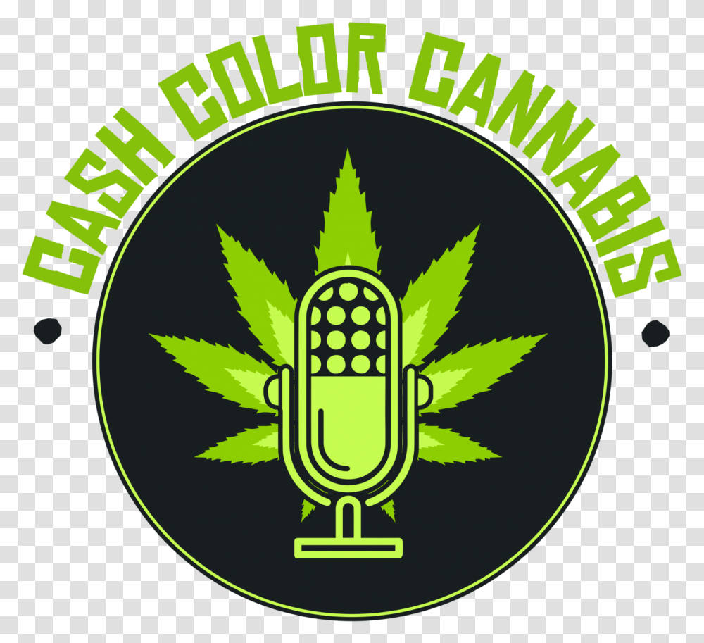 Cannabis Leaf, Logo, Trademark, Emblem Transparent Png