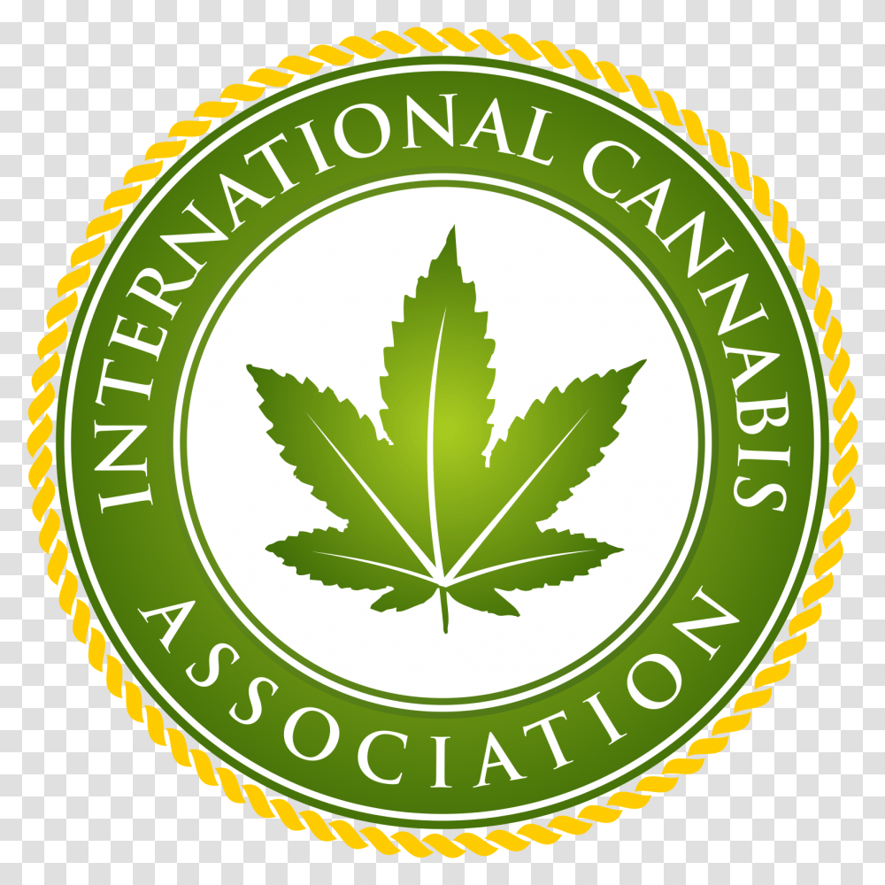 Cannabis Logo Associationi Ca Emblem, Plant, Weed, Trademark Transparent Png
