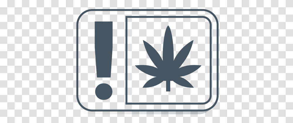 Cannabis Packaging Warning Label Blue Cannabis Leaf, Plant, Star Symbol, Flower Transparent Png