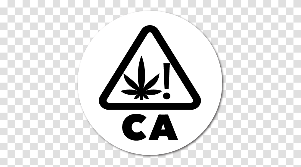 Cannabis Warning Symbol For California Cannabis Warning, Leaf, Plant, Sign, Star Symbol Transparent Png