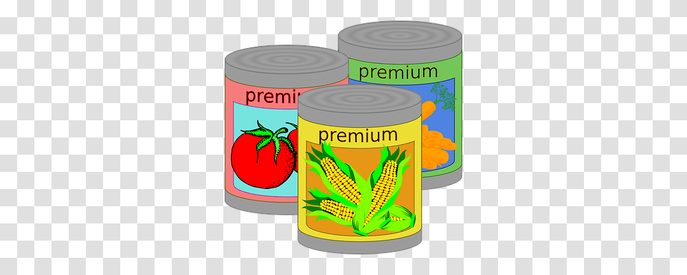 Canned Food Canned Goods, Aluminium, Tin, Label Transparent Png