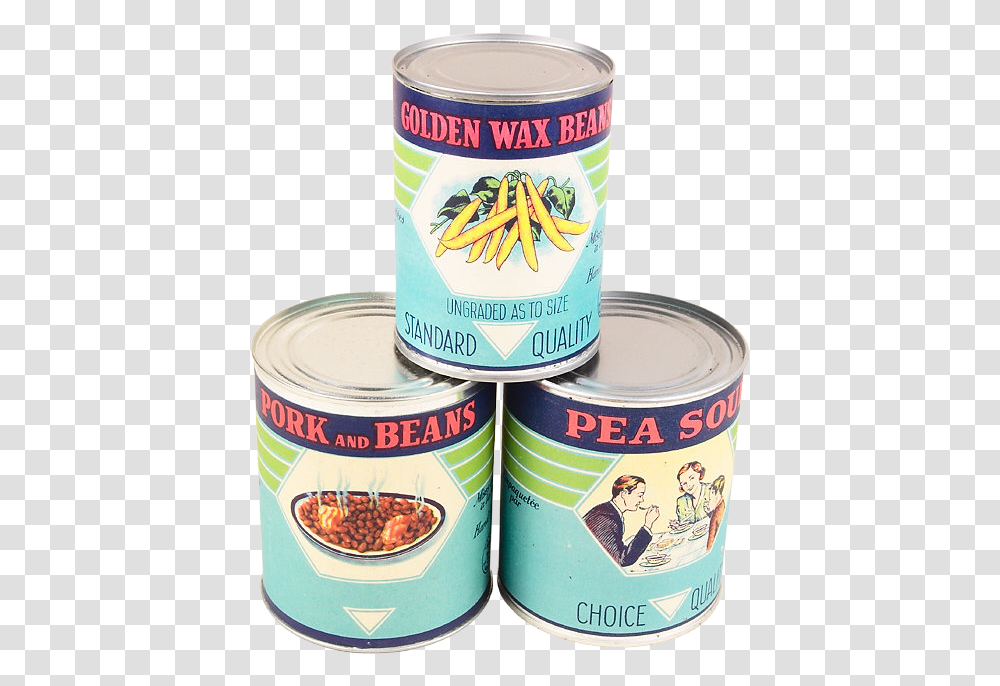 Canned Goods Food And Cans, Aluminium, Tin, Label Transparent Png