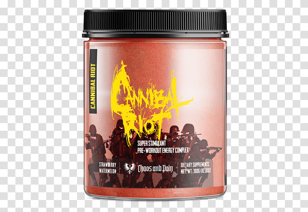 Cannibal Riot Pre Workout Pre Workout Cannibal Riot, Person, Poster, Advertisement, Flyer Transparent Png