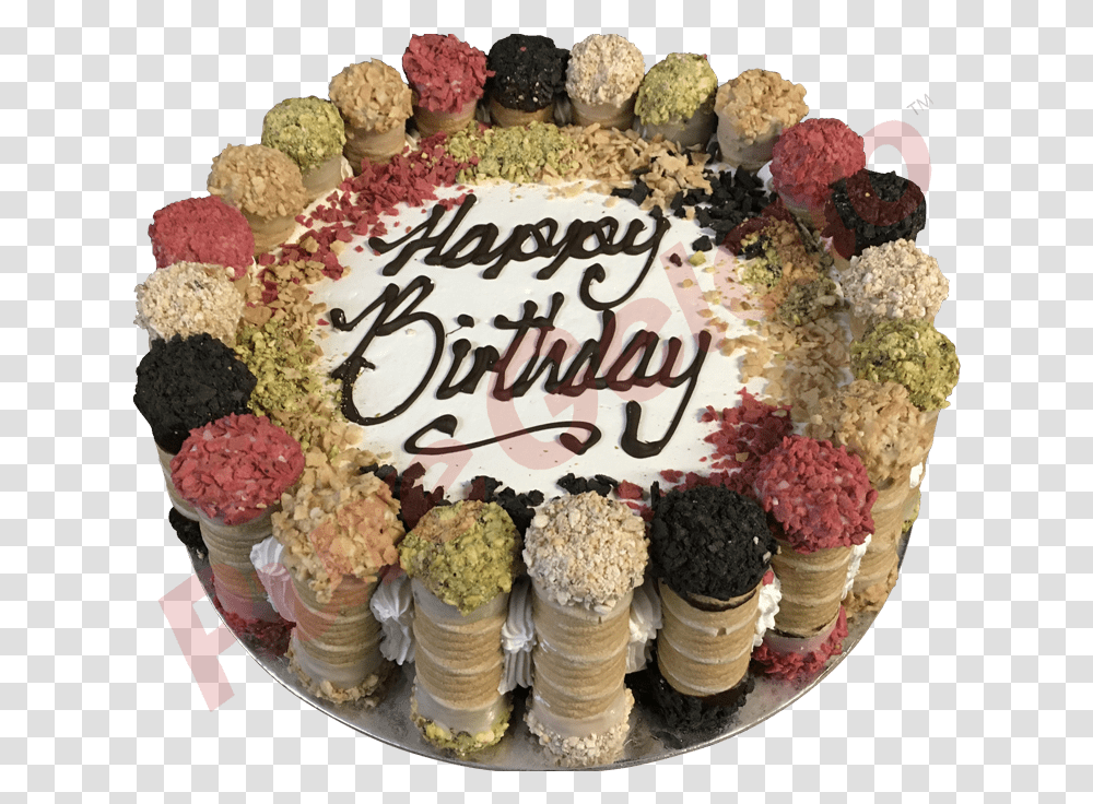 Cannoli Gelato Cake 20 Person Size, Dessert, Food, Birthday Cake, Sweets Transparent Png