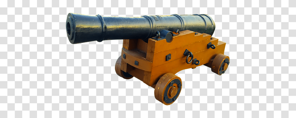 Cannon Weapon, Weaponry, Bulldozer, Tractor Transparent Png