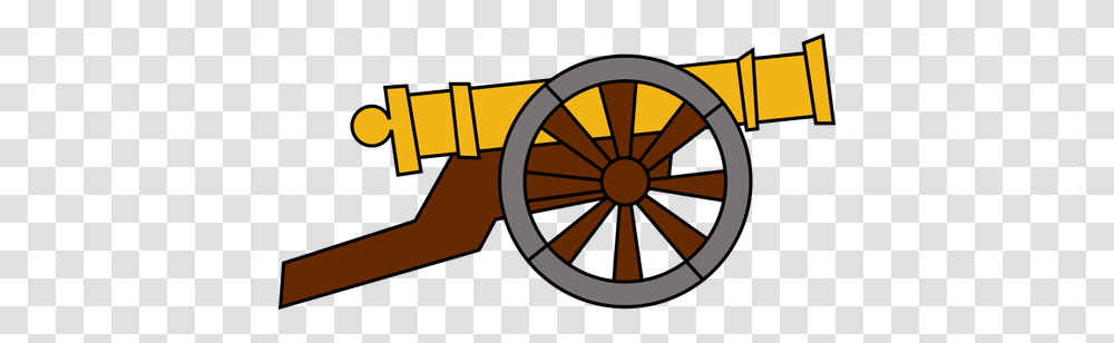 Cannon Image, Wheel, Machine, Clock Tower, Architecture Transparent Png
