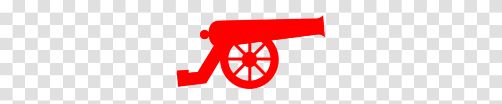 Cannon Red Clip Art, Wheel, Machine, Spoke Transparent Png