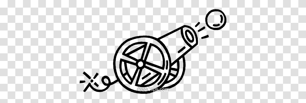 Cannon Royalty Free Vector Clip Art Illustration, Weapon, Weaponry, Rug, Mortar Transparent Png