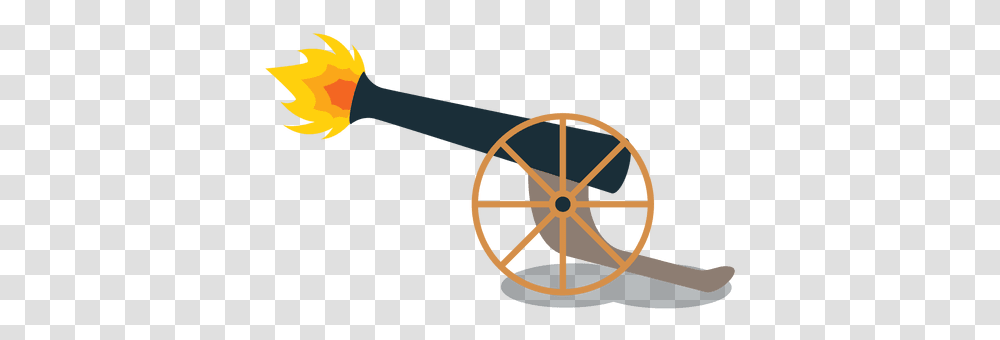 Cannon Shot Artillery Fire & Svg Vector File Cannon Clipart Background, Weapon, Weaponry, Machine, Clock Tower Transparent Png